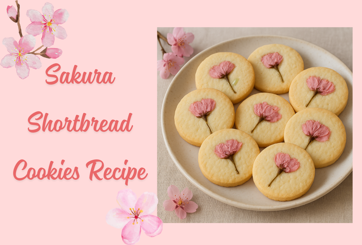 Sakura Shortbread Cookies – Delicate Japanese-Inspired Treats