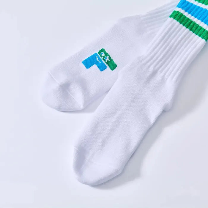 FamilyMart FAMIMA Line Socks – White / Black | 22–25 cm & 25–28 cm