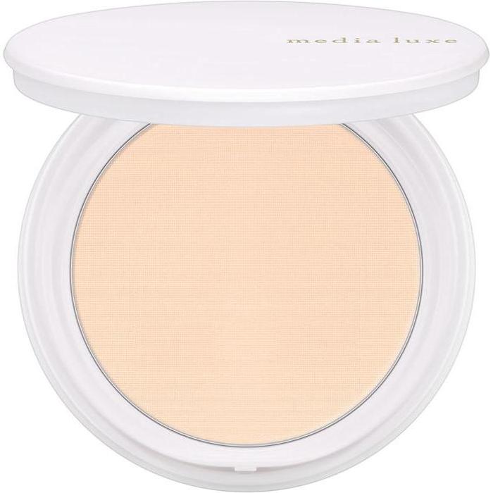 KANEBO media luxe Pressed Powder 6g – Touch-Up Powder Refill with Puff, 2 Shades [Alcohol-free]