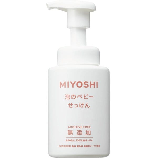 Miyoshi Foaming Baby Soap – Gentle Additive - Free Care for Sensitive Skin 250ml [Alcohol-free]