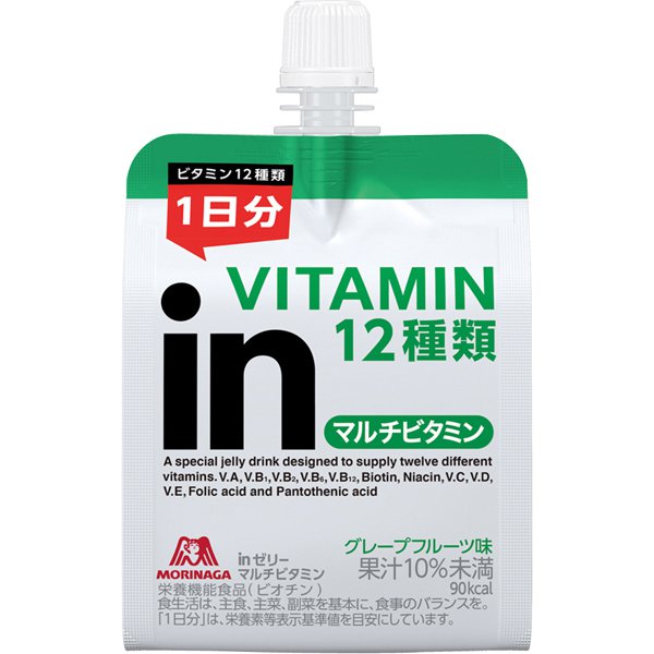 Morinaga in Jelly Japanse Voedingsgel – Energie, Vitaminen, Mineralen & Fruit | 150–180g