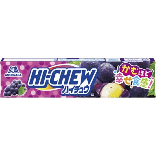Morinaga Hi-Chew Grape 12 Pieces – Refreshing and Chewy Fruit Gummy