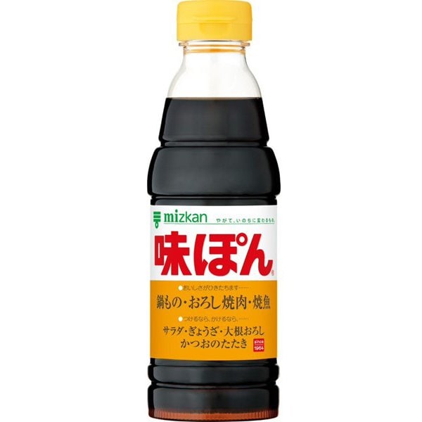 Mitsukan Ajipon Ponzu Sauce – 360ml | Classic Japanese Citrus Soy Seasoning