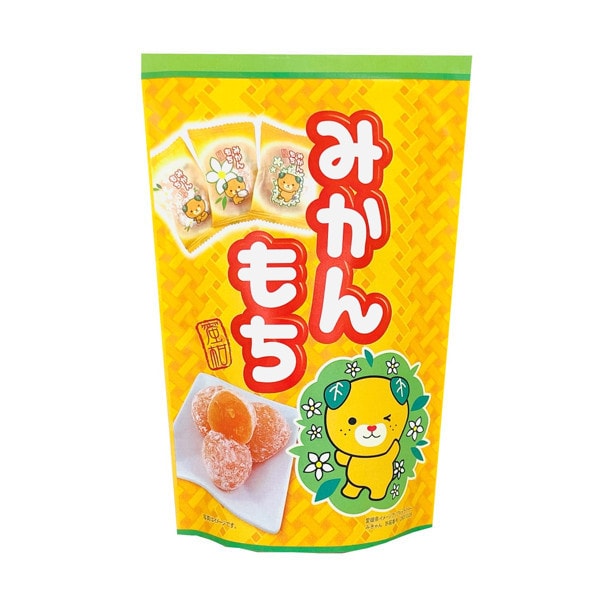 Seiki Mikan Mochi Stand Pack 130g – Japanese Mandarin Orange Mochi Candy