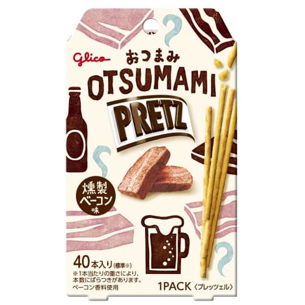 Glico Snack Pretz – Smoked Bacon Flavor 24g