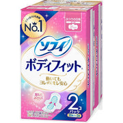Unicharm – Sofy Body Fit Sanitary Napkins (Regular Use, With Wings) 21cm, 20 Pads × 2 Packs