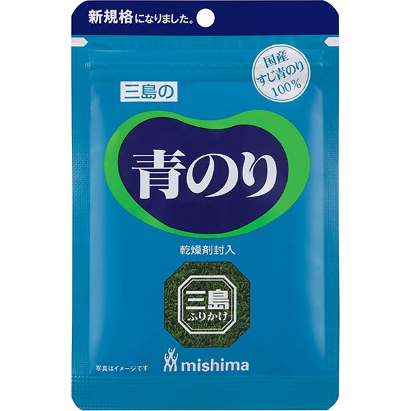 Mishima Foods Aonori 3,2 g – 100% japońska Suji Aonori