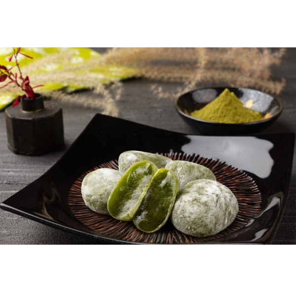 Seiki Uji Matcha Mochi Stand Pack 130g – Japanese Matcha Rice Cake Candy