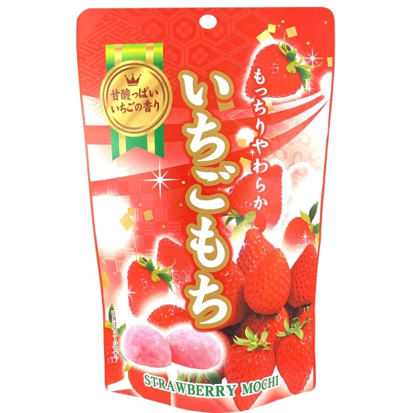 Seiki Strawberry Mochi – 130g Stand Pack (Individually Wrapped)