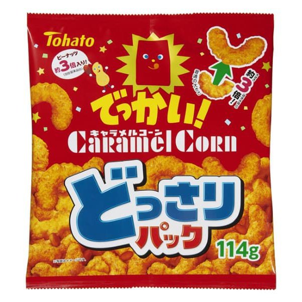 Tohato Dossari Pack Caramel Corn 114g