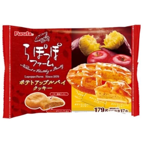 Furuta Sweet Potato Apple Pie Cookies (179g) 17 pieces