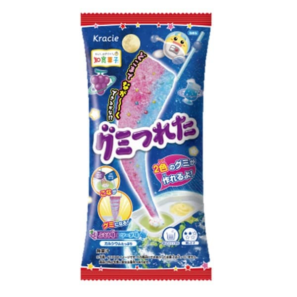 Kracie Foods Gummy Tsureta – Grape & Soda Flavor