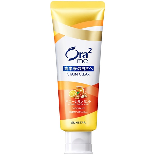 Ora2 Me Stain Clear Zahnpasta Zitrone Minze 130g [Alcohol-free]