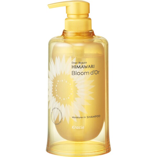 Dear Beaute Himawari Bloom d'Or Moisture In Shampoo 390 mL – Amino Acid Care for Smooth, Manageable Hair [Alcohol-free]