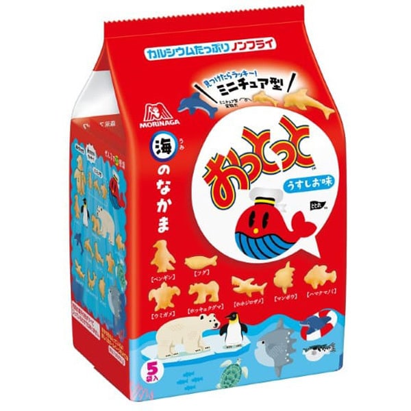 Morinaga Ototto Light Salt Flavor (5 Bags) – Crunchy, Savory Potato Snack