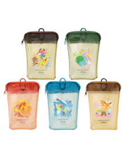 Pokémon + Starbucks Japan Cup-Shaped PVC Pouch – Pikachu, Bulbasaur, Charmander, Squirtle & Eevee
