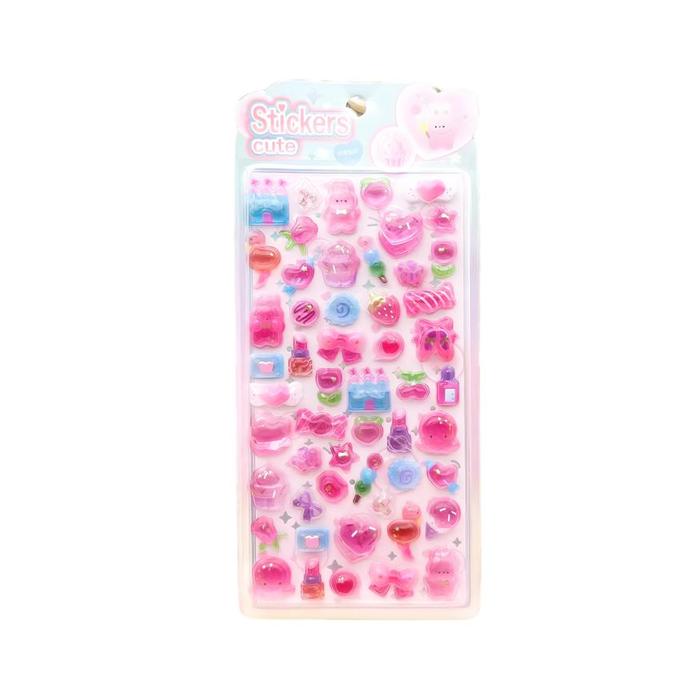 Cute 3D Puffy Stickers – Decorative Epoxy Stickers