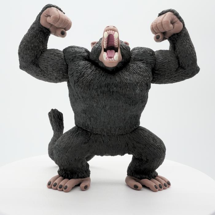 USED Dragon Ball Z Great Ape Figure Zodiac Style with Folding Screen (No Box)