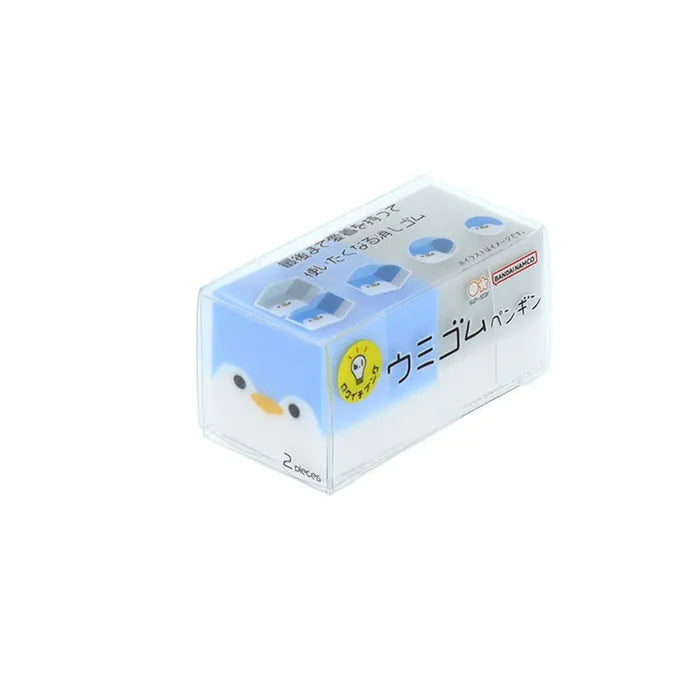 Sun-Star Wachsendes Tier-Radiergummi-Set – Pinguin & Schwein
