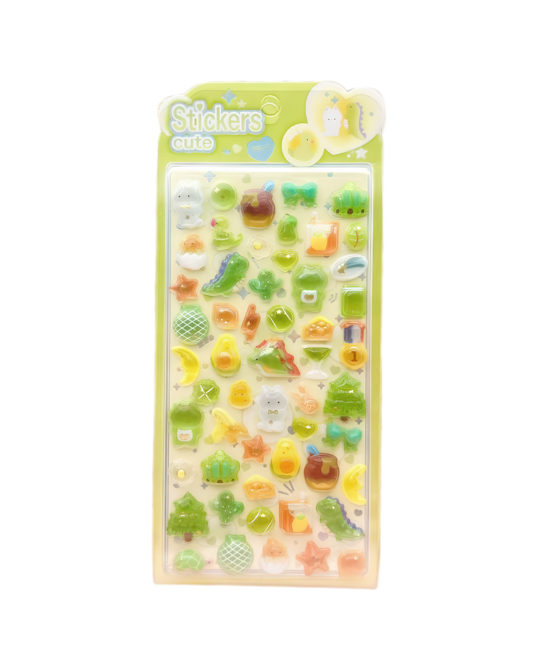 Cute 3D Puffy Stickers – Decorative Epoxy Stickers
