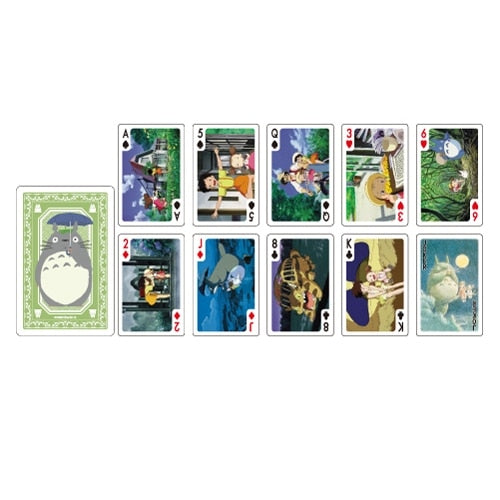 My Neighbor Totoro Scene Playing Cards