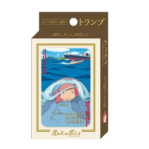 Ponyo on the Cliff Playing Cards