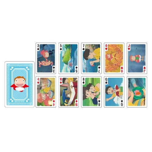 Ponyo on the Cliff Playing Cards