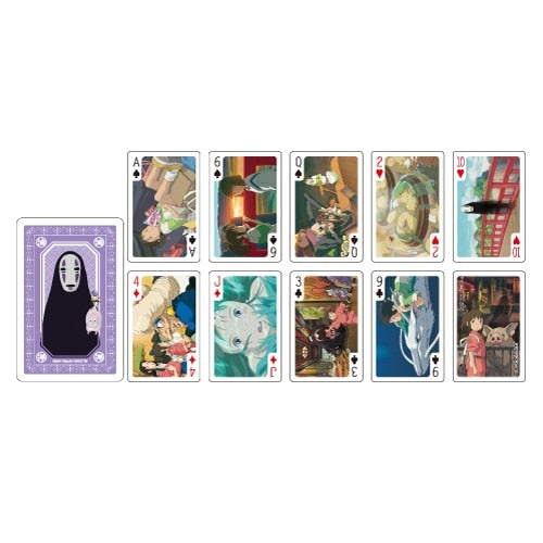 Spirited Away Scenes Playing Cards