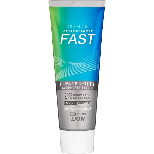 OCH-TUNE Toothpaste FAST -For people who brush their teeth FAST /Refresh Mint 130g [Alcohol-free]