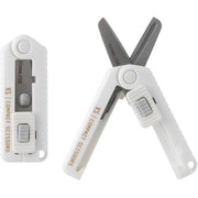 MIDORI XS Compact Scissors – Serrated Blade, 4 Colors