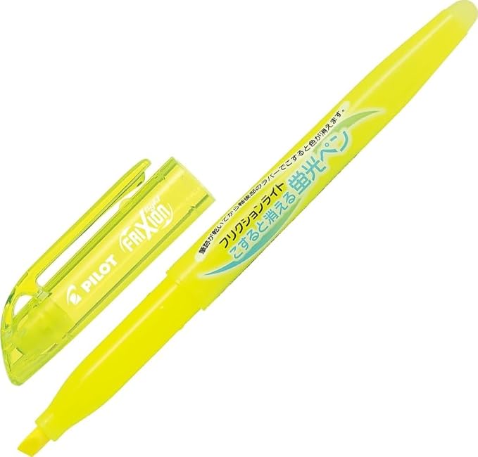 PILOT FriXion Light Erasable Highlighter – Yellow, Single Item