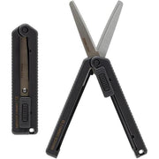 MIDORI XS Compact Scissors – Retractable Stainless Steel Blade, 4 Colors