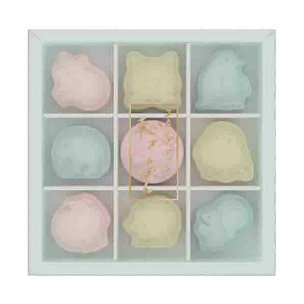 Sun-Star Wasanpon Stempelset – 9-teiliges Set mit japanischen Süßigkeiten-Stempeln, 2 Designs