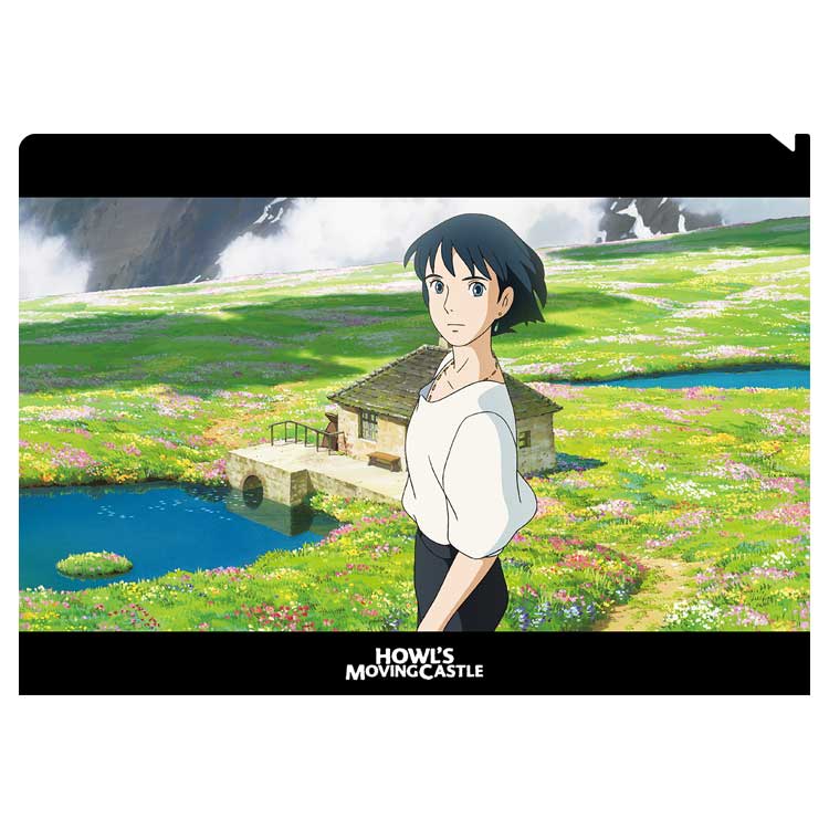 Movic Studio Ghibli Howl’s Moving Castle A4 Clear File – Howl in the Flowering Meadow