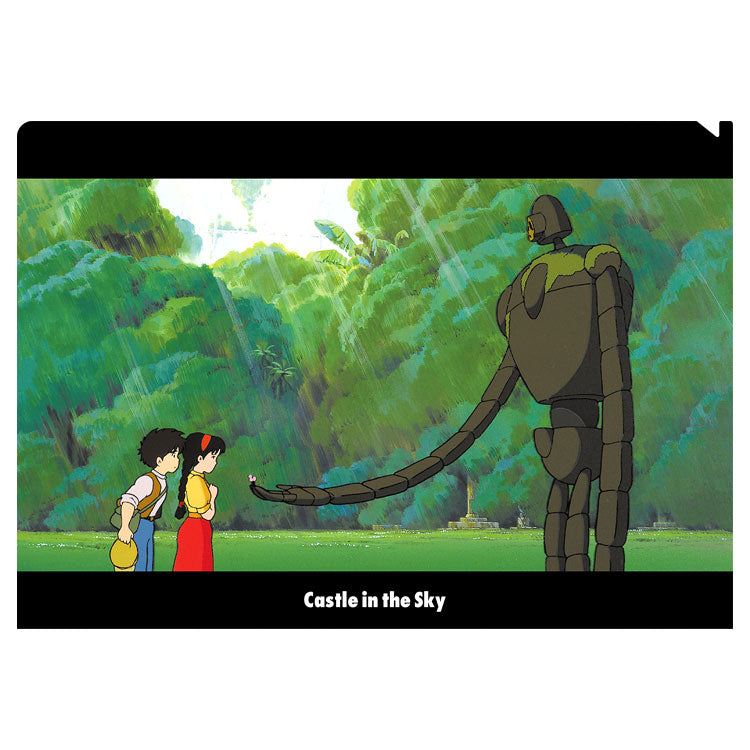 Movic Studio Ghibli Castle in the Sky A4 Clear File – “Flowers”