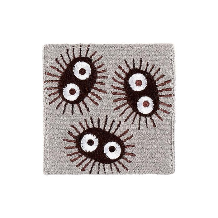 Studio Ghibli My Neighbor Totoro Chain Stitch Embroidered Coaster Set – 4 Pieces