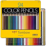 Tombow NQ Colored Pencils 24 Colors – Tin Case Set