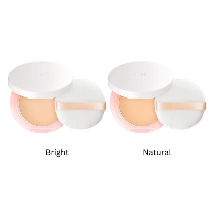 Curél Moist Skin Powder Foundation – Bright / Natural, 8g [Alcohol-free]