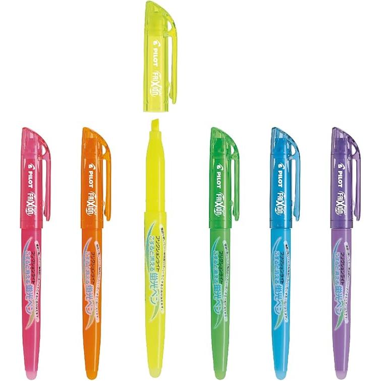 PILOT FriXion Light Zmazywalny Marker – Zestaw 6 Kolorów