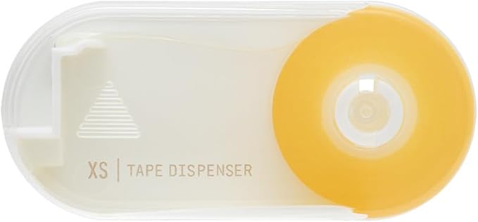 Coupe-tape MIDORI XS – Distributeur de ruban adhésif en cellophane compact, blanc