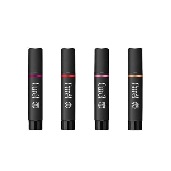 Curél Lip Care Cream – Color Lip Balm, Bordeaux / Red / Pink / Beige, 4.2g[Alcohol-free]