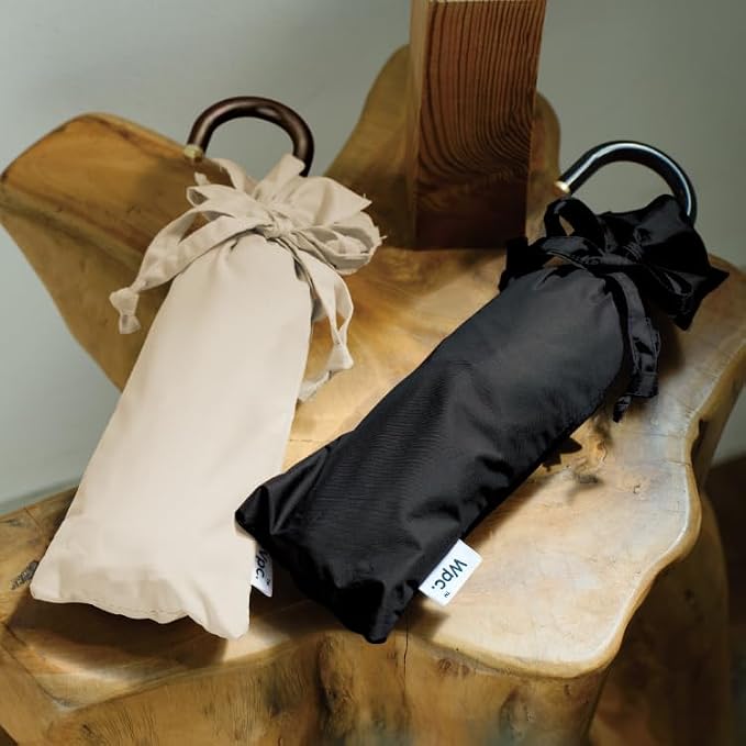 Wpc. Shading Classic Frill Mini Folding Parasol – 100% UV Cut, Rain or Shine