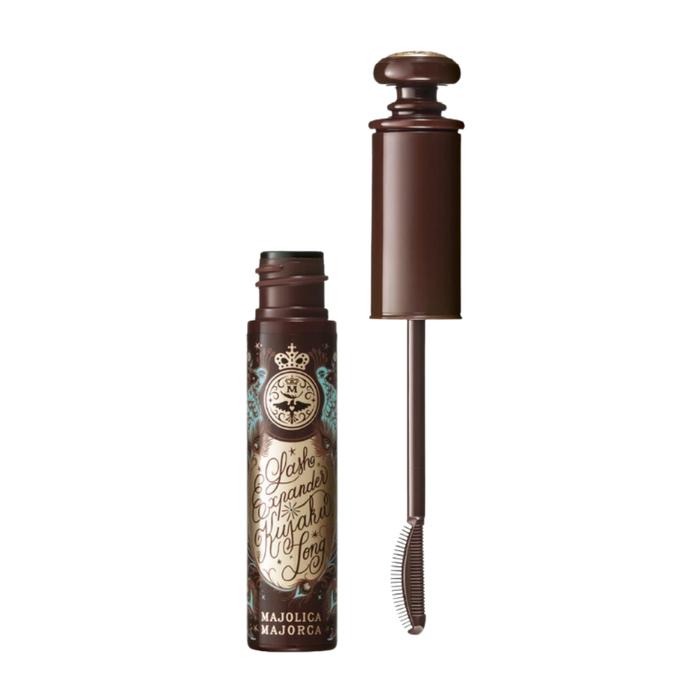 MAJOLICA MAJORCA Lash Expander Peacock Long Mascara – BK999 King Deep Black / BR666 Empress Amber Brown 6g | Long & Curl Mascara［Alcohol-free]