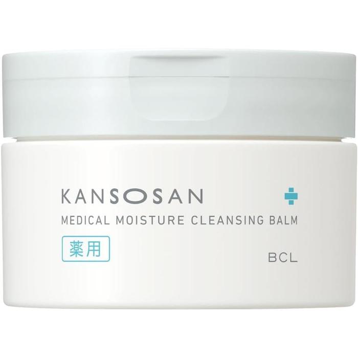 KANSOSAN Medicated Moisturizing Cleansing Balm Makeup Remover 80g – Ceramides, Niacinamide & Petrolatum [Alcohol-free]