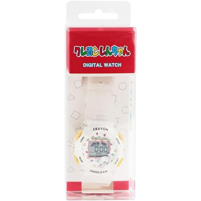 J-AXIS Crayon Shin-chan Digital Watch – Clear Unisex Character Watch CH3C0001