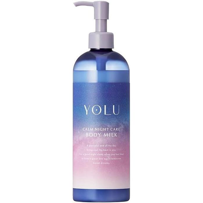 YOLU Body Milk Calm Night Care – Relaxing & Moisturizing Nighttime Body Lotion [Alcohol-Free]