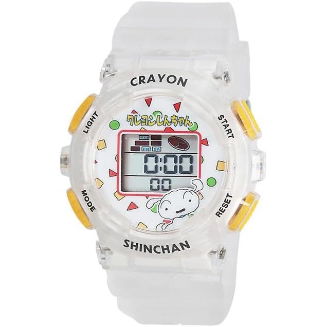 J-AXIS Crayon Shin-chan Digital Watch – Clear Unisex Character Watch CH3C0001