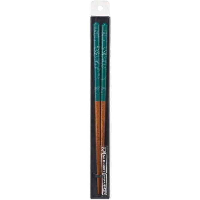 Skater My Neighbor Totoro Lacquered Wooden Chopsticks 21cm – Studio Ghibli (Green / Brown / Gray)