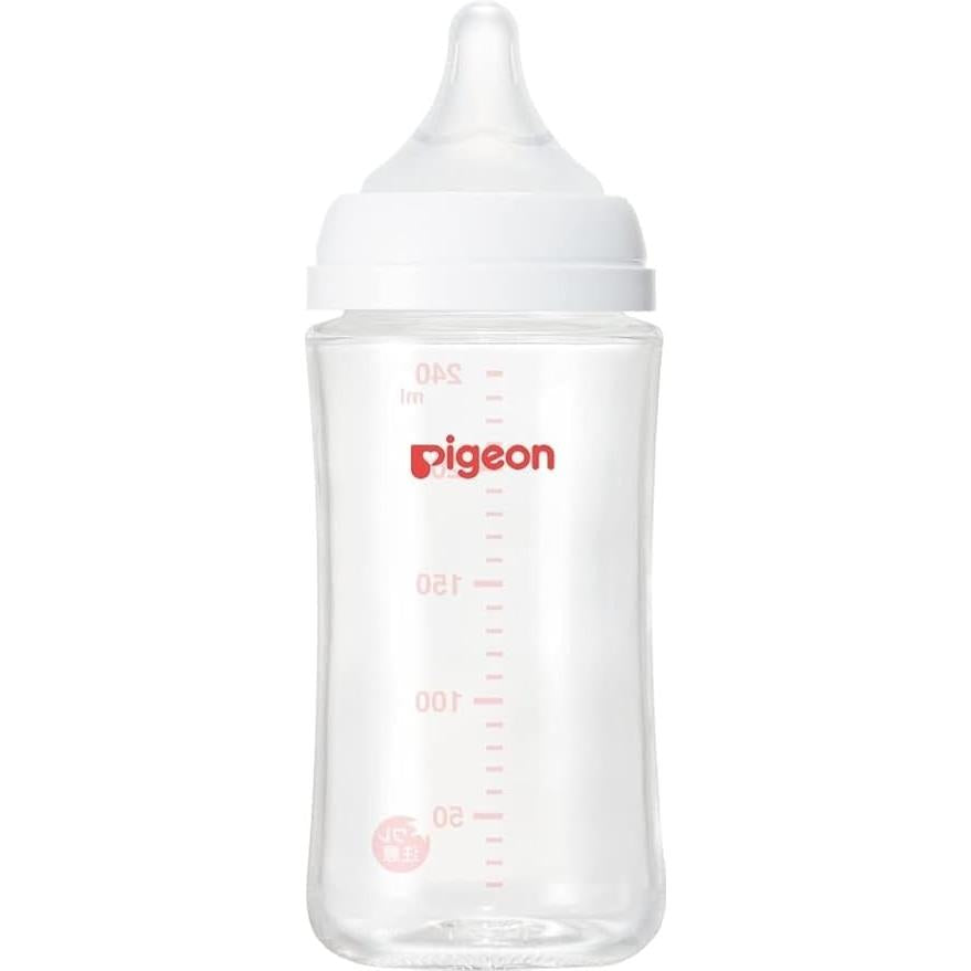 Pigeon Breast Milk Feel Heat-Resistant Glass Nursing Bottle – 160ml / 240ml