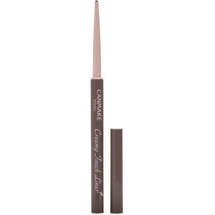 Canmake Creamy Touch Gel Eyeliner – Waterproof 1.5mm Slim Liner, Multiple Colors 8g [Alcohol-free]